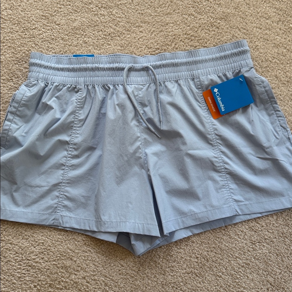 🆕NWT Columbia Omni-Shade Sky Blue XL Shorts